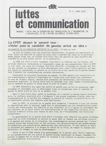 n°2 de mars 1978