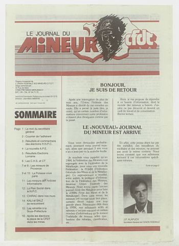 n°1, juin 1987