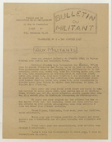 n°5, 1 janvier 1948