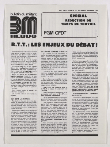 n°251, 8 décembre 1981