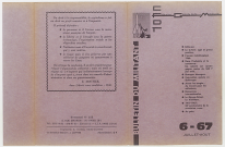 n°6-67 ou n°258, juillet 1967