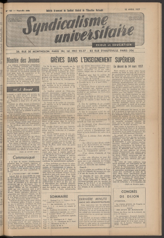 n°182, 12 avril 1957