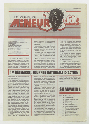 n°6, novembre 1988