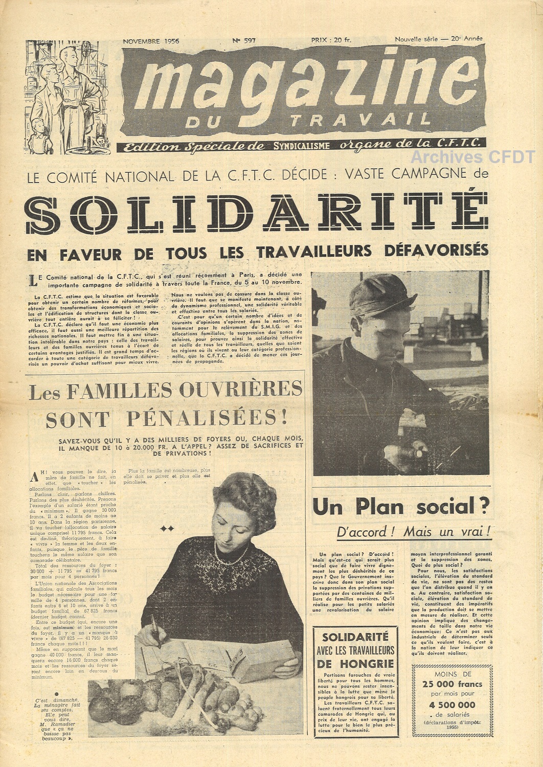 Document du moment  Syndicalisme Magazine (19491976), une histoire en
